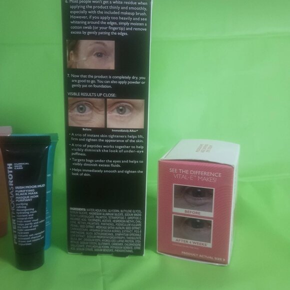 Peter Thomas Roth LOT Firm Eye, Vital-E Cream, and 5 Mini Face Hydrating Masks - Picture 8 of 9